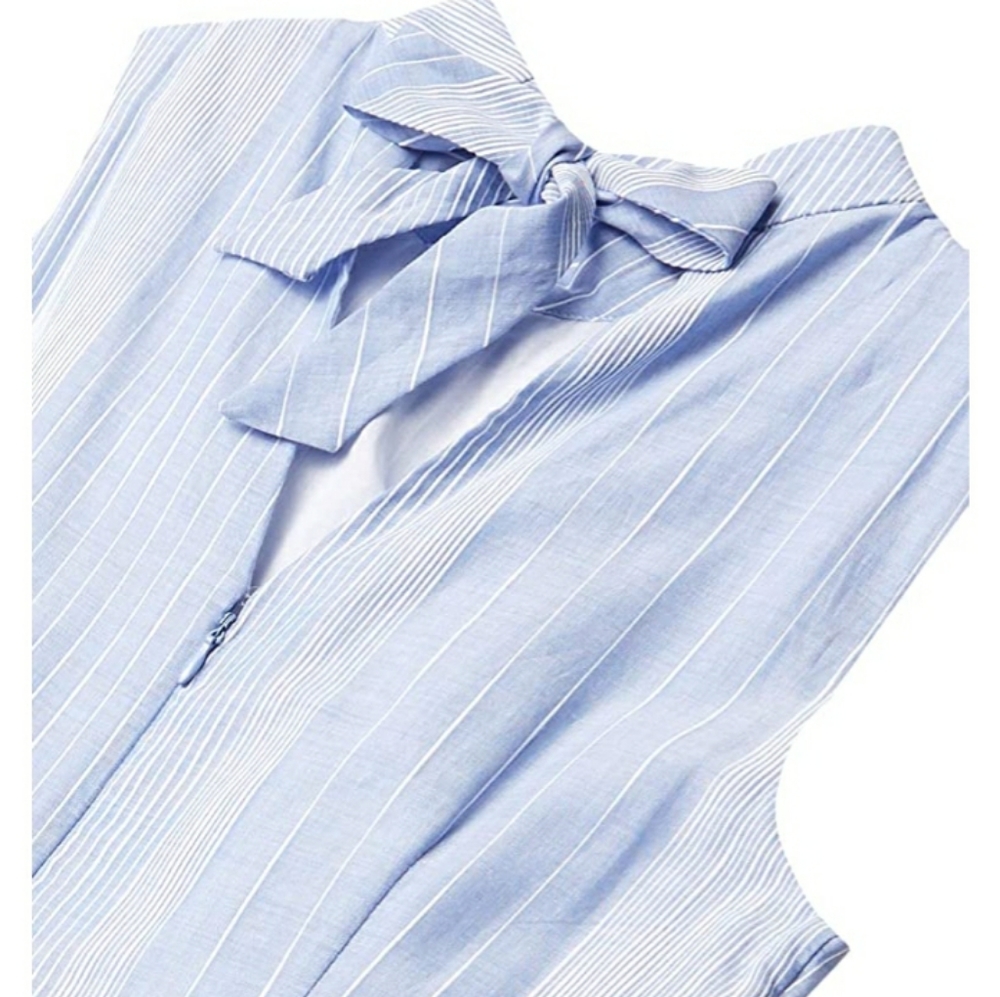 Calvin Klein Mock Neck with Back Bow